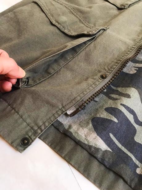 Dlhšia celtová army bunda m/l, l