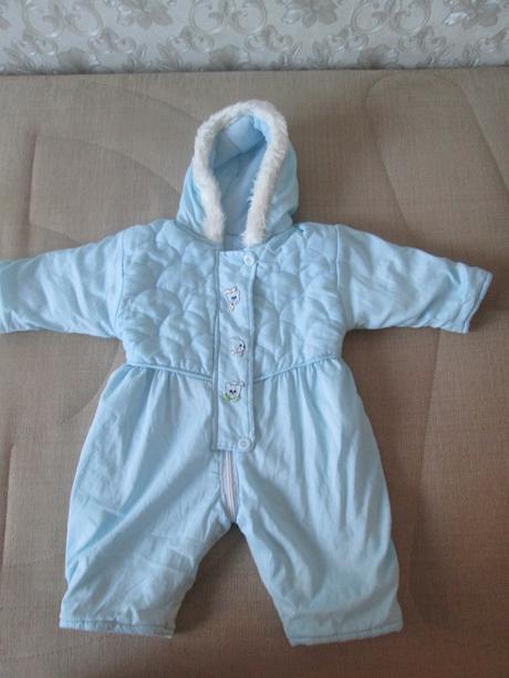 Overal zimný modrý, vel. 62, 62