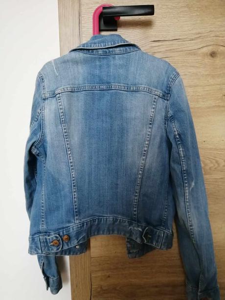 Rifľová bunda, h&m,36