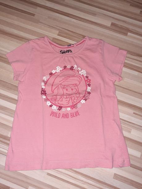 Tričko smurfs 98/104, lupilu,104