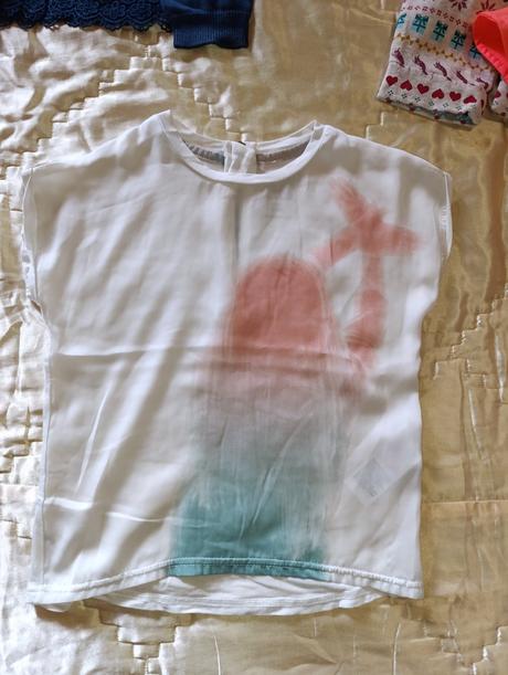 Značkový balík dievčenské oblečenie 116 hm, next,, 104–116