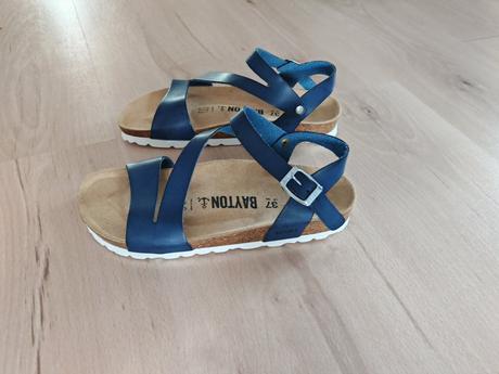 Kožené nové sandále 37 vd 23 cm, 37