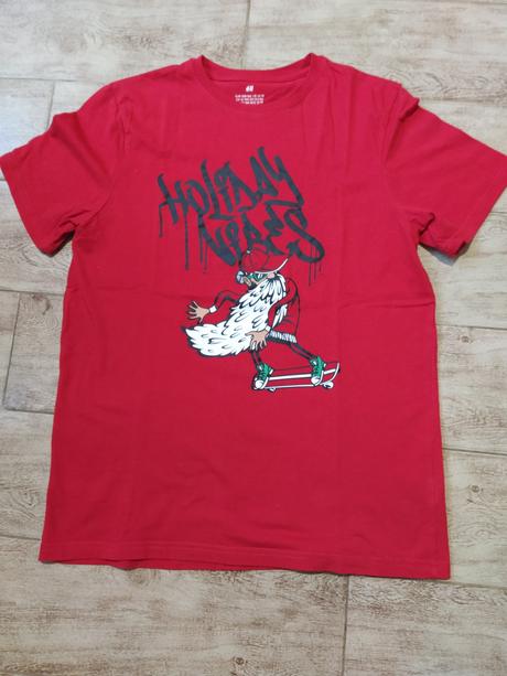 Vianoč.tričko, h&m,158