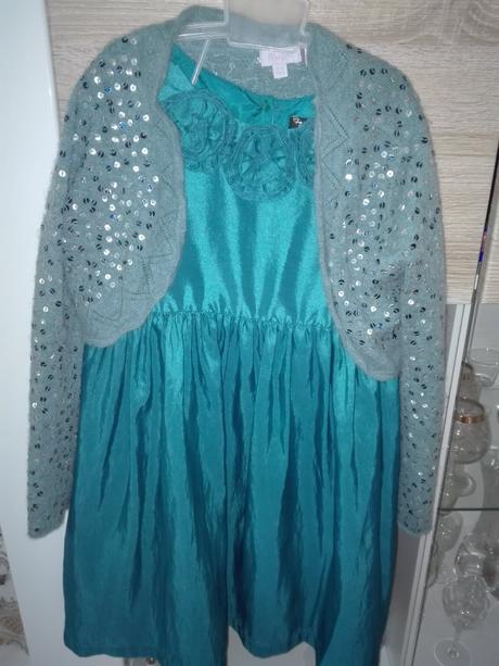 Šaty+bolerko, age,122