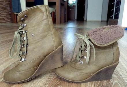 Trendy zateplené kotníkové platformy, 38