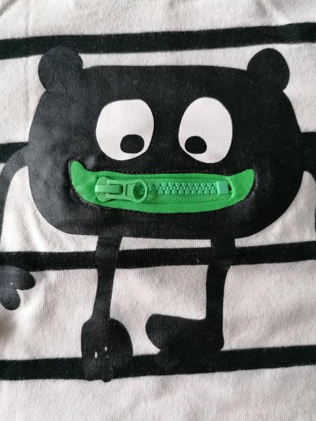 Tričko si zipsom, topomini,74