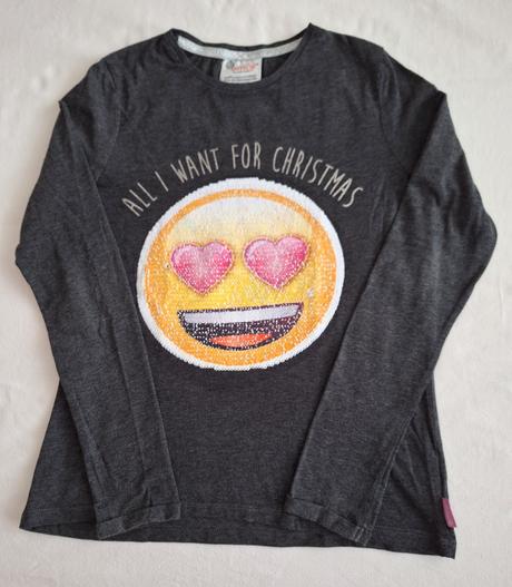 Tričko tmavošedé, 164