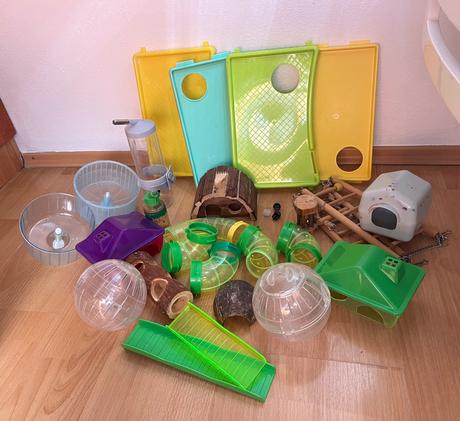 Prislusenstvo pre škrečka, koliesko, domcek, 