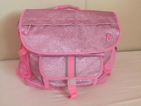 Školská taška s trblietkami,