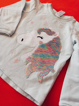 Mikina s jednorožcom, palomino,104