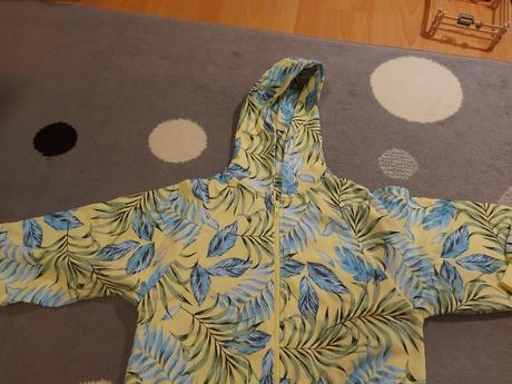 Dievcenska mikina na zips_farebna, zara,140