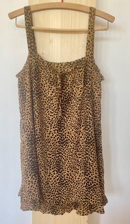 Letne leopardie saty na ramienka, next,44