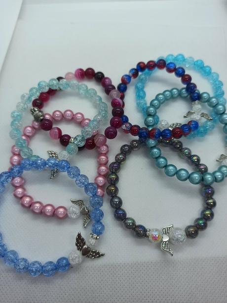 Náramky , ručná práca, minerálne a iné, 