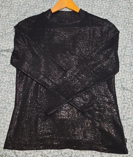 Trblietavý top so stojačikom, s.oliver,s