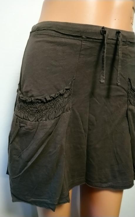 Dámska tmavo hnedá dvojitá sukňa, esprit, esprit,s