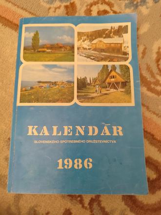Kalendár slovenskeho spotrebneho druzstva 1986,