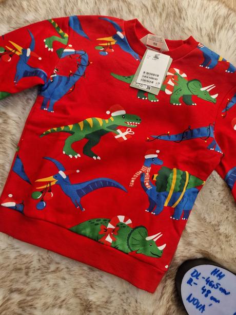 Vianočná mikinka 110/116, h&m,110