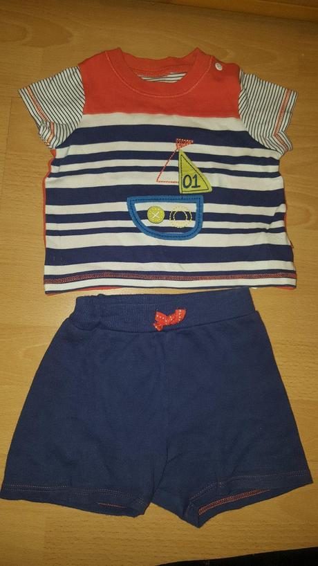 Námornícka súpravička na 3-6 mes, marks & spencer,68