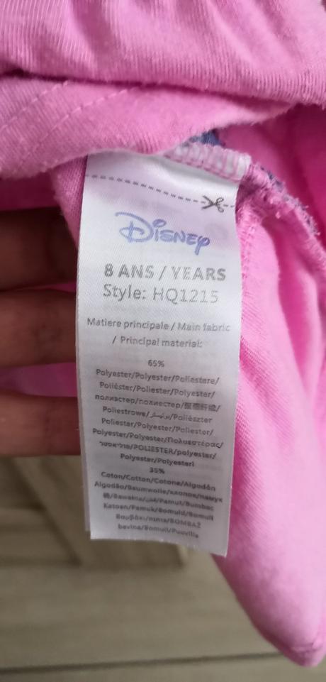 Ružové tričko s elzou, disney,128