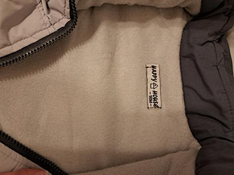 Šedé oteplováky s bundou pre chlapca, 80