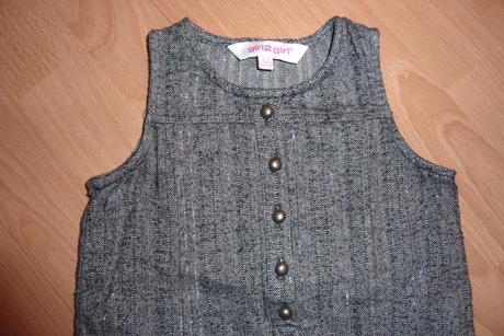 Girl2girl šaty sivé, málo nosené, v. 92-104, girl2girl,98