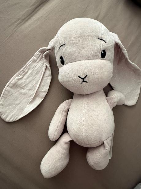 Effiki zajko 20 cm jemna ruzovo fialova, 