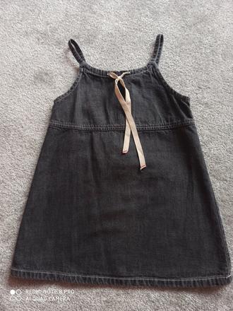 Riflové saty, benetton,80