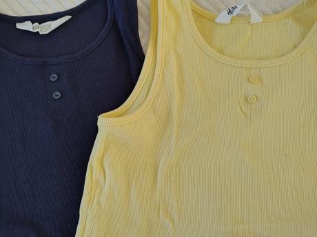 Tričká bez rukávov, h&m,140