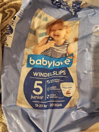 Plienky babylove veľkosť 5, babylove,9 kg - 20 kg