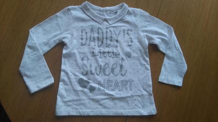 Daddys little sweet heart tricko, pepco,92