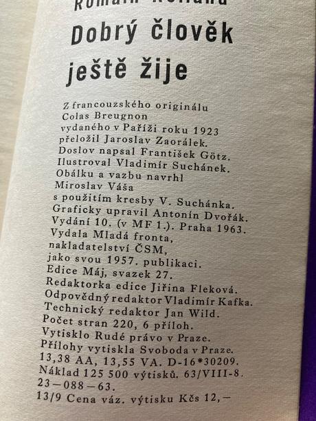 Dobrý člověk ještě žije rolland romain (1963),