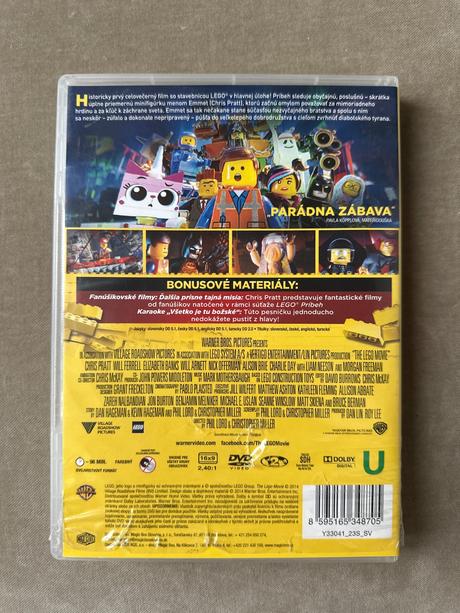 Dvd lego príbeh,