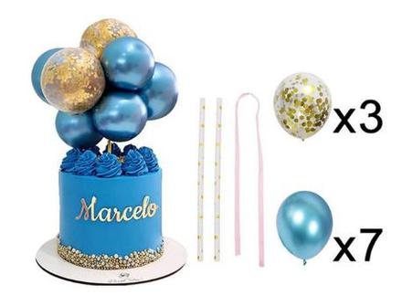 Tortový zápich balólniky modrá - skladom, tz-31,