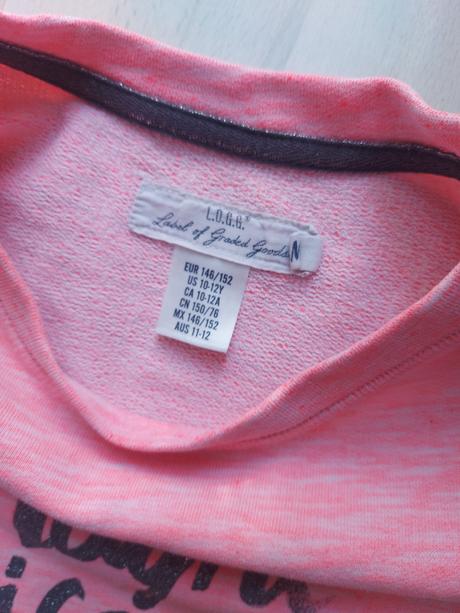 Mikina bez kapuce, h&m,146