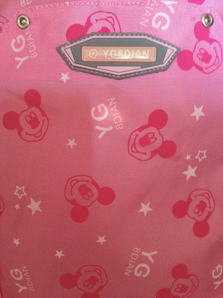 Ruzova skolska taska miki maus,