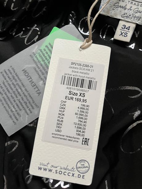 Zimna bunda soccx, soccx,xs