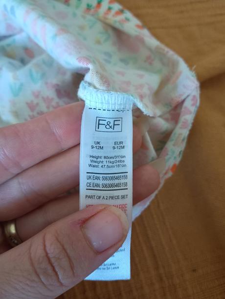 Set body a šaty 74/80, f&f,74