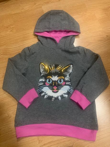 Mikina s mačičkou, bonprix,116