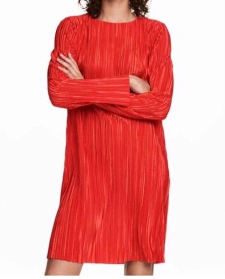 Plisované šaty, h&m,m