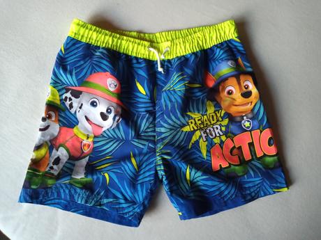 Plavky - šortky motív paw patrol, c&a,122