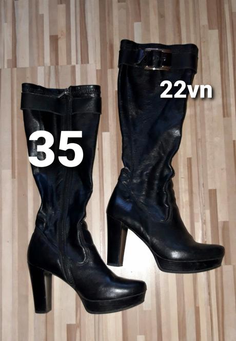 Vysoke peknučke čižmy 35, 35