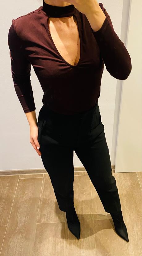 H&m bordove tričko, h&m,m