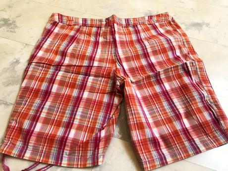 Plátenné pestré letné šortky, l