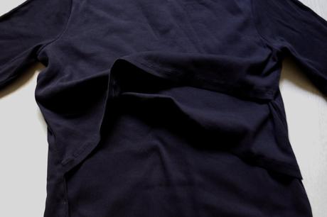 Vrúbkované tehotenské tričko h&m mama, h&m,l