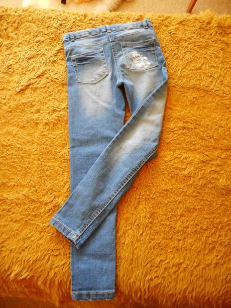 Dievčenské slim rifle 134cm, 134