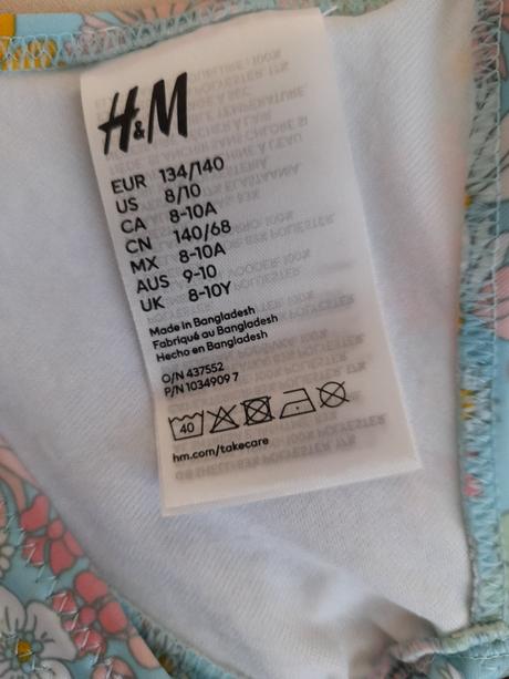 Plavky, h&m,134