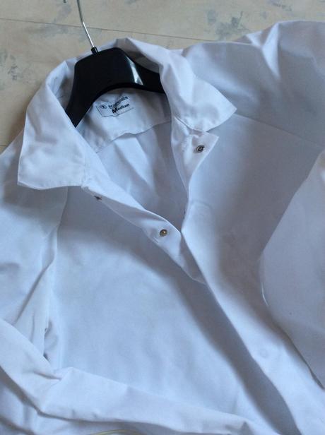 Lekárska biela kombinéza č. l/xl, xl