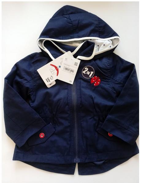 2in1 baby bunda s mikinkou c&a baloniak, kabátik, c&a,80