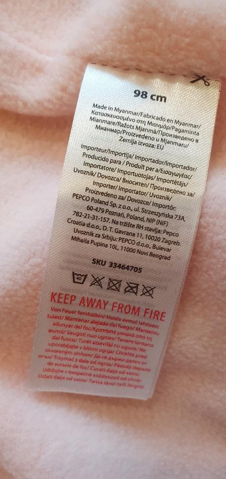 Metalicka bundička do dažďa 98, pepco,98