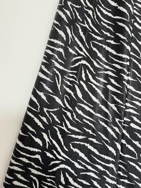 Dlhá maxi pruhovaná zebrovaná sukňa s hadím vzorom, zara,l